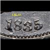 Image 4 : 1835 LM-10 Capped Bust Half Dime 1/2 10c Grades Choice AU