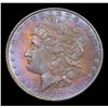 Image 2 : 1883-o Rainbow Toned Morgan Dollar $1 Grades GEM Unc