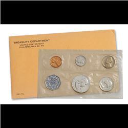 1961 Philadelphia United States Proof set in Original Government Packaging.