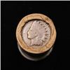 Image 2 : Mixed small cents 1c orig shotgun roll, 1857 Flying Eagle Cent, 1889 Indian Cent other end