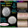 Image 1 : ***Auction Highlight*** Full solid Key date 1895-o Morgan silver dollar roll, 20 coins (fc)