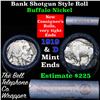 Image 1 : Buffalo Nickel Shotgun Roll in Old Bank Style 'Bell Telephone'  Wrapper 1919 & d Mint Ends