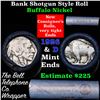 Image 1 : Buffalo Nickel Shotgun Roll in Old Bank Style 'Bell Telephone'  Wrapper 1926 & d Mint Ends