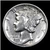 Image 2 : 1937-p Mercury Dime 10c Grades Select AU