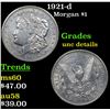 Image 1 : 1921-d Morgan Dollar $1 Grades Unc Details