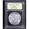 Image 4 : ***Auction Highlight*** 1927-p Peace Dollar $1 Graded Choice+ Unc By USCG (fc)