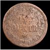 Image 3 : 1863 Indian Civil War Token 1c Grades vg+