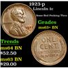 Image 1 : 1923-p Lincoln Cent 1c Grades Select+ Unc BN