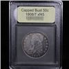 Image 4 : ***Auction Highlight*** 1808/7 Capped Bust Half Dollar 50c Graded xf+ By USCG (fc)