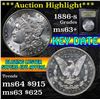 Image 1 : ***Auction Highlight*** 1886-s Morgan Dollar $1 Graded Select+ Unc By USCG (fc)