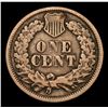 Image 3 : 1864 cn Indian Cent 1c Grades vf++