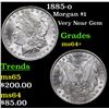 Image 1 : 1885-o Morgan Dollar $1 Grades Choice+ Unc