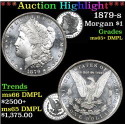 ***Auction Highlight*** 1879-s Morgan Dollar $1 Grades GEM+ DMPL.