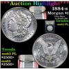 Image 1 : ***Auction Highlight*** 1884-s Morgan Dollar $1 Graded Select Unc PL By USCG (fc)
