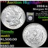 Image 1 : ***Auction Highlight*** 1894-s Morgan Dollar $1 Graded Select Unc By USCG (fc)