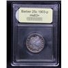 Image 4 : ***Auction Highlight*** 1903-p Barber Quarter 25c Graded Select+ Unc By USCG (fc)