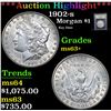 Image 1 : ***Auction Highlight*** 1902-s Morgan Dollar $1 Graded Select+ Unc By USCG (fc)