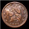 Image 2 : 1863 Turban Liberty Civil War Token 1c Grades vf details