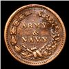 Image 3 : 1863 Turban Liberty Civil War Token 1c Grades vf details