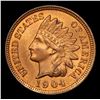 Image 2 : 1904 Indian Cent 1c Grades Choice+ Unc RB