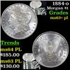 Image 1 : 1884-o Morgan Dollar $1 Grades Select Unc+ PL
