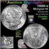 Image 1 : ***Auction Highlight*** 1886-s Morgan Dollar $1 Graded Select+ Unc By USCG (fc)