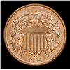 Image 2 : 1864 Two Cent Piece 2c Grades Select Unc BN