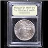 Image 4 : ***Auction Highlight*** 1887-s/s Top 100 Vam 2 Morgan Dollar $1 Graded Select+ Unc By USCG (fc)