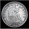 Image 2 : 1854-p Seated Liberty Half Dime 1/2 10c Grades xf+
