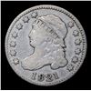 Image 2 : 1821 Capped Bust Dime 10c Grades f+
