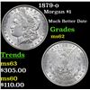 Image 1 : 1879-o Morgan Dollar $1 Grades Select Unc