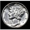 Image 2 : 1935-s Mercury Dime 10c Grades Select Unc FSB