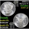 Image 1 : 1885-o Morgan Dollar $1 Grades Select Unc+ PL