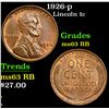 Image 1 : 1926-p Lincoln Cent 1c Grades Select Unc RB