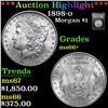 Image 1 : ***Auction Highlight*** 1898-o Morgan Dollar $1 Graded GEM++ Unc By USCG (fc)