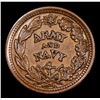 Image 3 : 1863 Army & Navy Civil War Token 1c Grades Select Unc BN