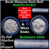 Image 1 : Buffalo Nickel Shotgun Roll in Old Bank Style  'Bell Telephone' Wrapper 1926 & s Mint Ends