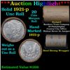 Image 1 : ***Auction Highlight*** Full uncirculated roll 1921-p Morgan silver dollar roll, 20 coins (fc)