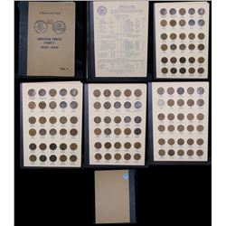 Partial Lincoln cent book 1909-1940 79 coins . .