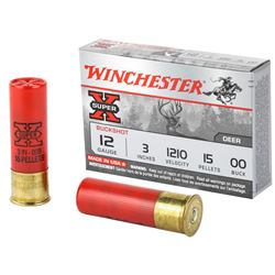 Eleven X The $ Winchester Super-X 12 Gauge, 3", 00 Buck, Buckshot 15 Pellets,5 Round BOX, Retail $8