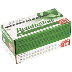 Remington, UMC, 40 S&W 180 Grain, Full Metal Jacket, Value Pack, 100 Round Box, reml40sw3b