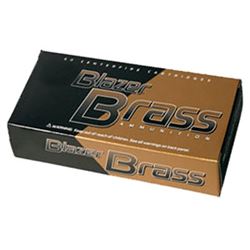 CCI/Speer, Blazer Brass, 9MM, 124 Grain, Full Metal Jacket  CCI 5201, Fifty (50) Count BOX