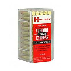 Hornady, Hunting, 17HMR, 17 Grain, V-Max, 50 Round Box, H83170, ws