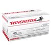 Image 1 : WINCHESTER AMMO USA .45ACP 230GR. FMJ-RN 100-VALUE PACK, ws USA45AVP  100 Cartrdiges