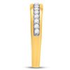 Image 4 : 1.06 CTW Diamond Cluster Matching Bridal Wedding Ring 10kt Yellow Gold