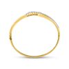 Image 3 : 1 CTW Diamond Graduated Journey Bangle Bracelet 14kt Yellow Gold