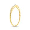 Image 4 : 1 CTW Diamond Graduated Journey Bangle Bracelet 14kt Yellow Gold