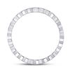 Image 4 : 0.09 CTW Diamond Machine-Set Ring 14kt White Gold
