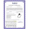 Image 2 : Genuine 1.30 ctw Black & White Diamond Ring 14KT Rose Gold