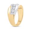 Image 4 : 0.99 CTW Diamond 5-Stone Ring 14kt Yellow Gold